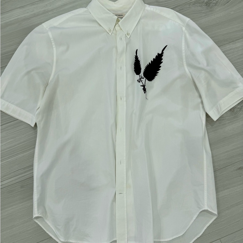 Alexander McQueen Ivory Button-Up Shirt